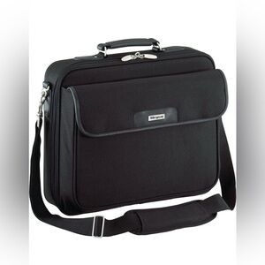 Targus Black Laptop Briefcase with Shoulder Strap